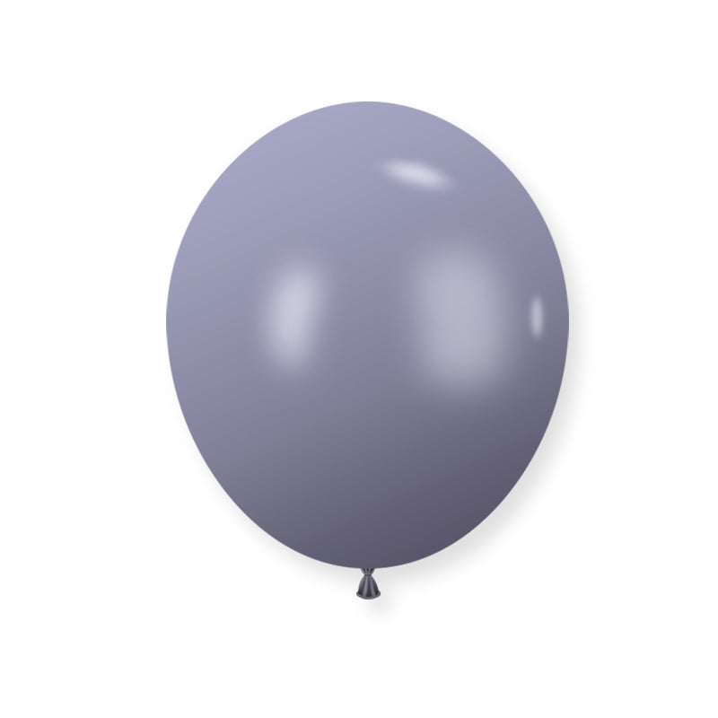 12" Latex Balloons 25 Pcs Retro Blue Gray