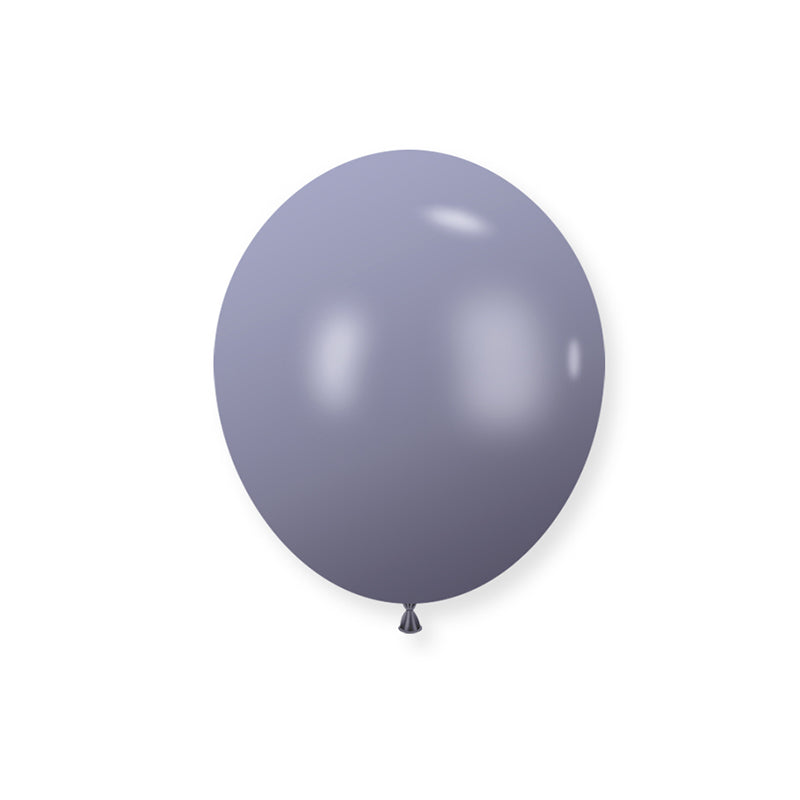 10" Latex Balloons 100 Pcs Retro Blue Gray