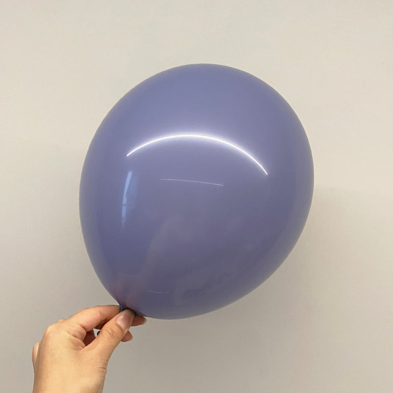 10" Latex Balloons 100 Pcs Retro Blue Gray