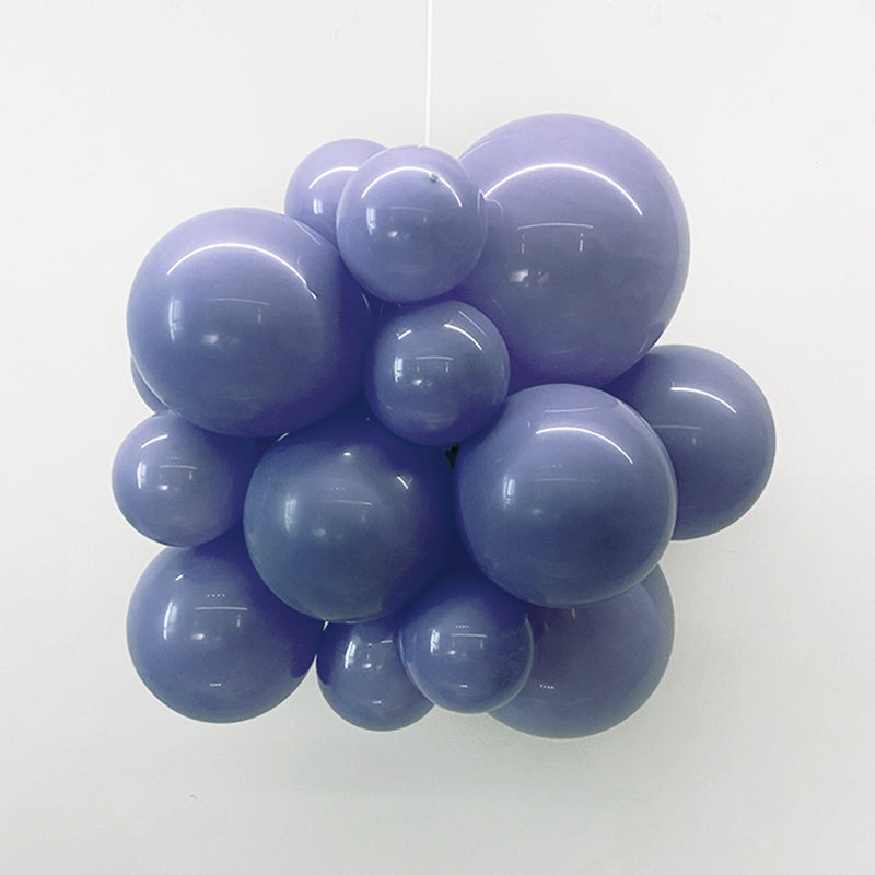 10" Latex Balloons 100 Pcs Retro Blue Gray