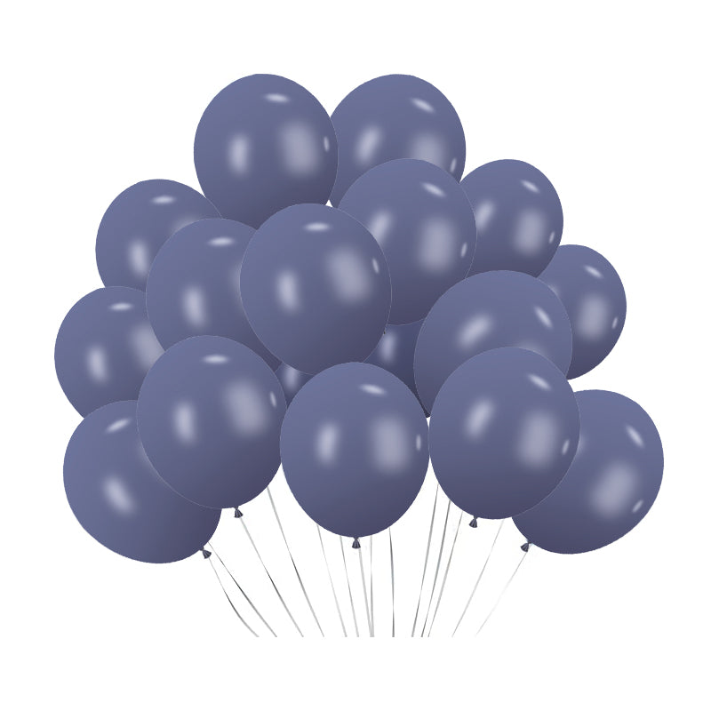 5" Latex Balloons 100 Pcs Retro Blue Haze