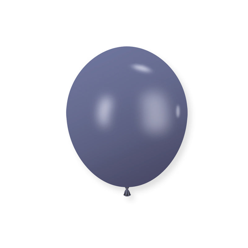 10" Latex Balloons 100 Pcs Retro Blue Haze