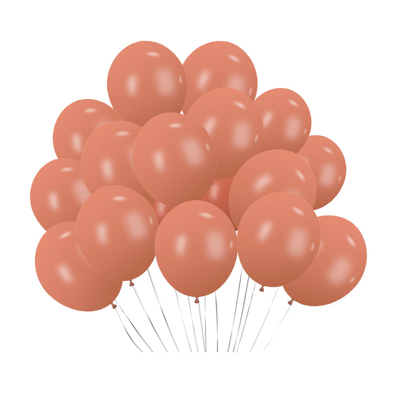 5" Latex Balloons 100 Pcs Retro Cameo Brown