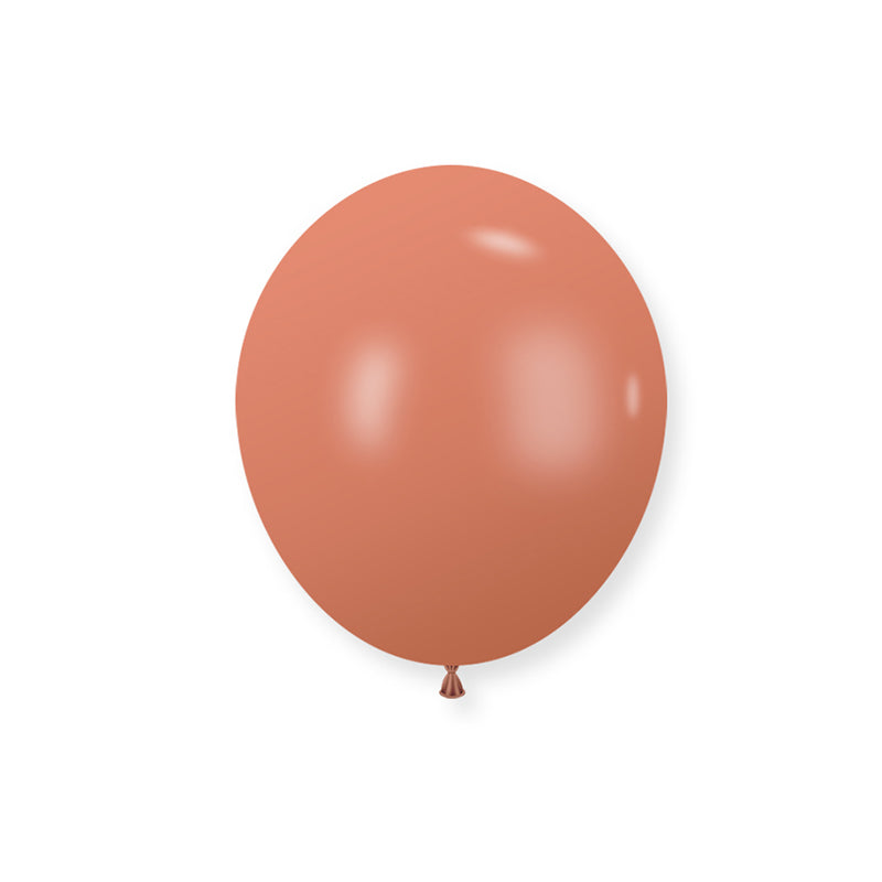 10" Latex Balloons 100 Pcs Retro Cameo Brown