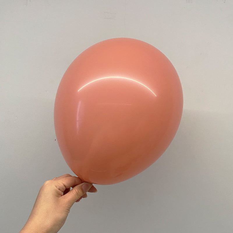 36" Latex Balloons 5 Pcs Retro Cameo Brown
