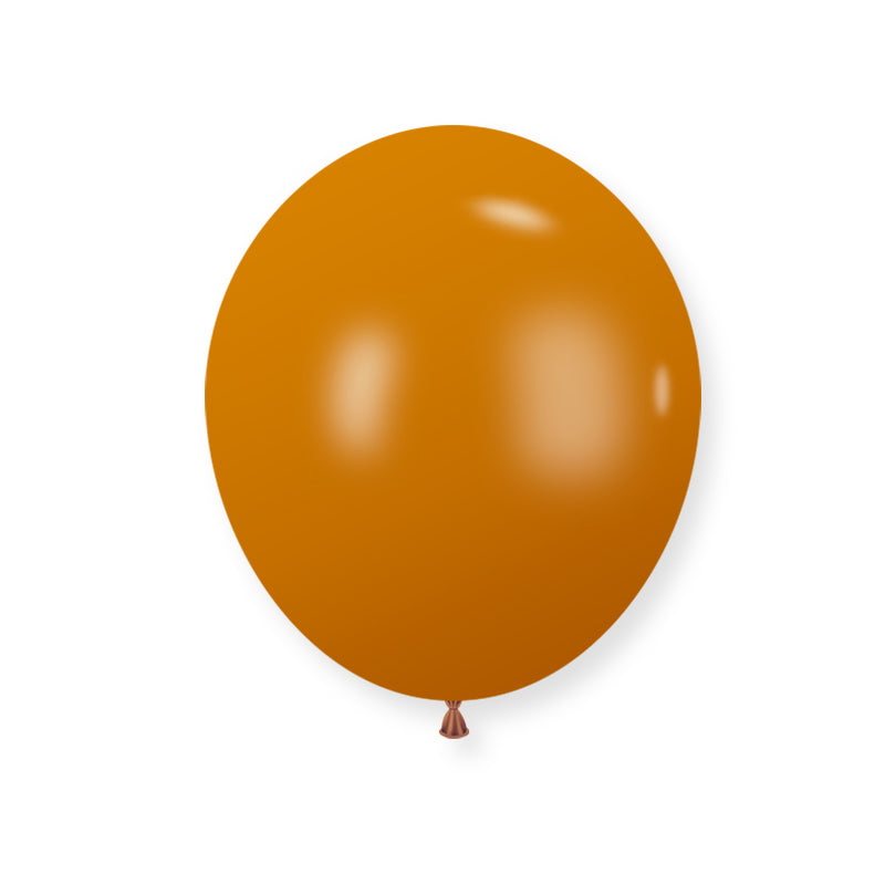 12" Latex Balloons 25 Pcs Retro Caramel Orange