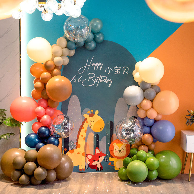 12" Latex Balloons 25 Pcs Retro Caramel Orange