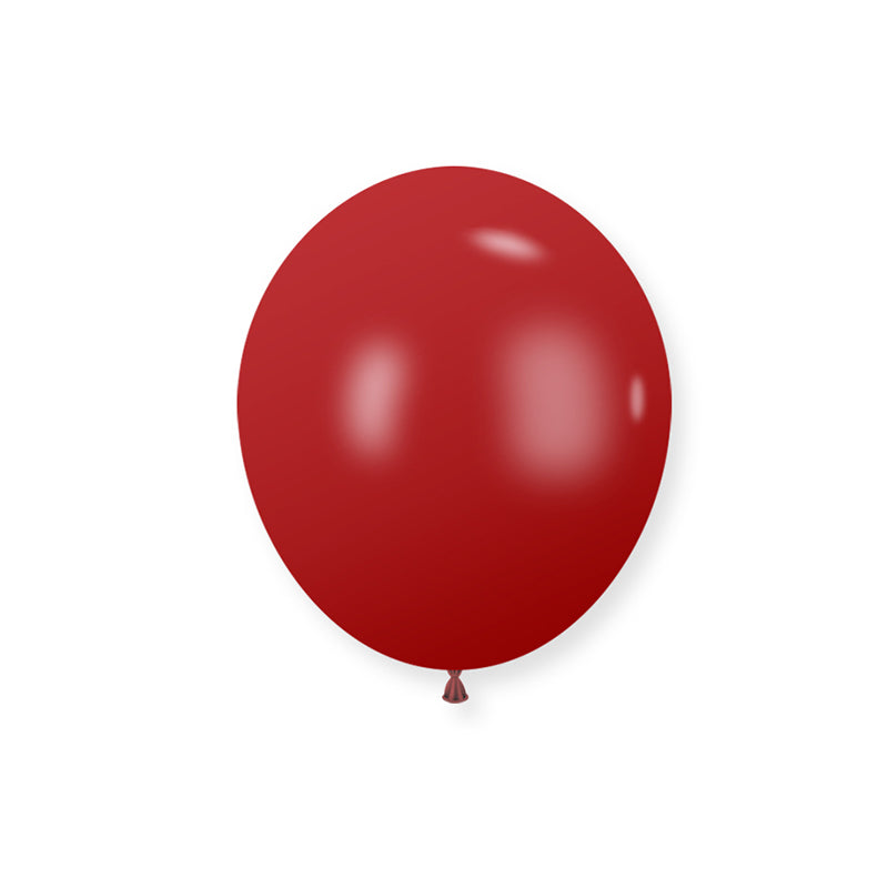 10" Latex Balloons 100 Pcs Retro Garnet