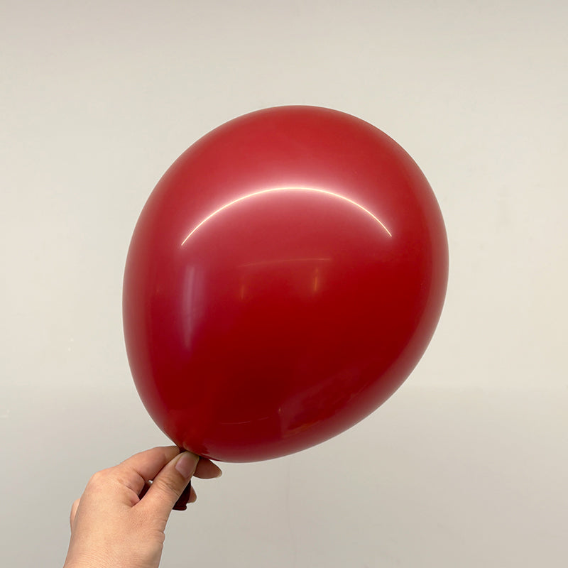 5" Latex Balloons 100 Pcs Retro Garnet