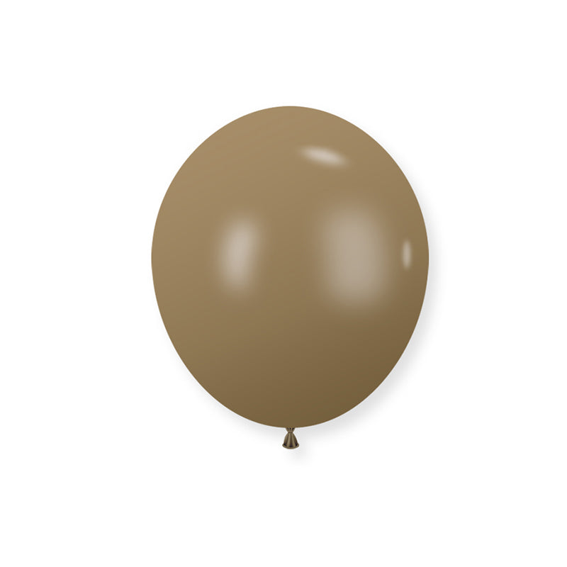 10" Latex Balloons 100 Pcs Retro Light Coffee