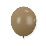 12" Latex Balloons 25 Pcs Retro Light Coffee