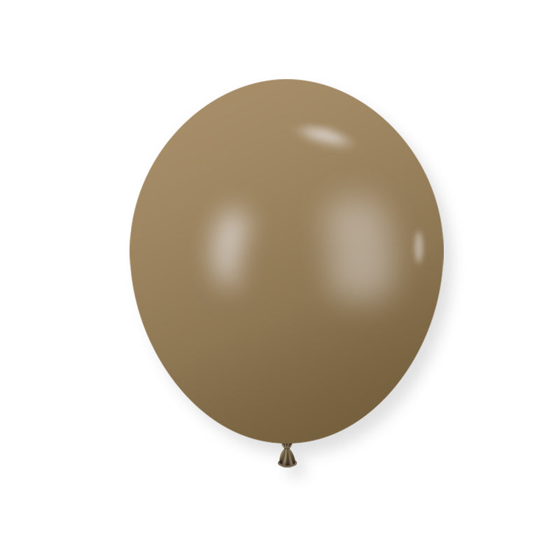 12" Latex Balloons 25 Pcs Retro Light Coffee
