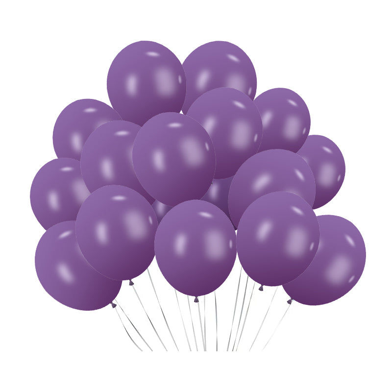 5" Latex Balloons 100 Pcs Retro Light Purple