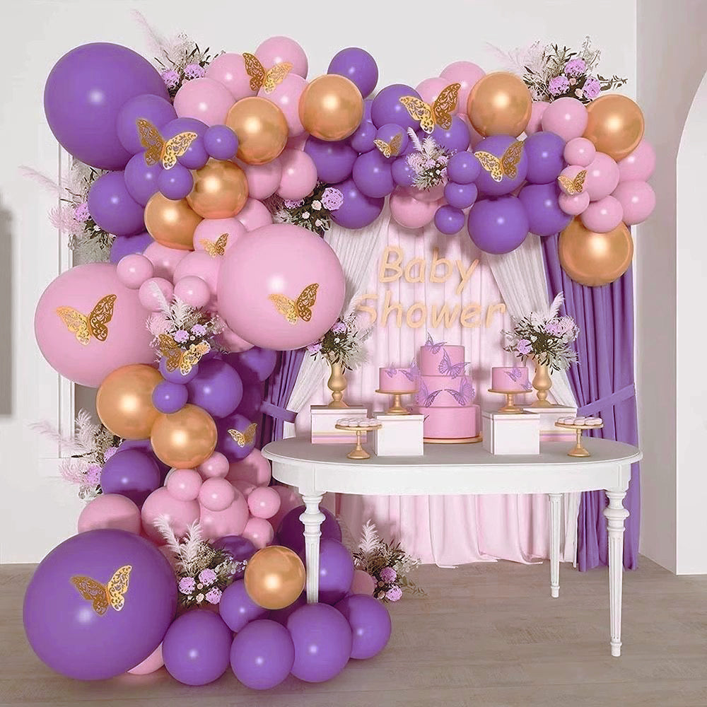 5" Latex Balloons 100 Pcs Retro Light Purple