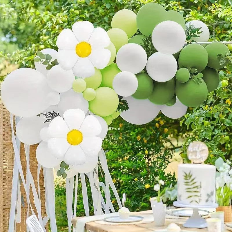 36" Latex Balloons 5 Pcs Retro Matcha