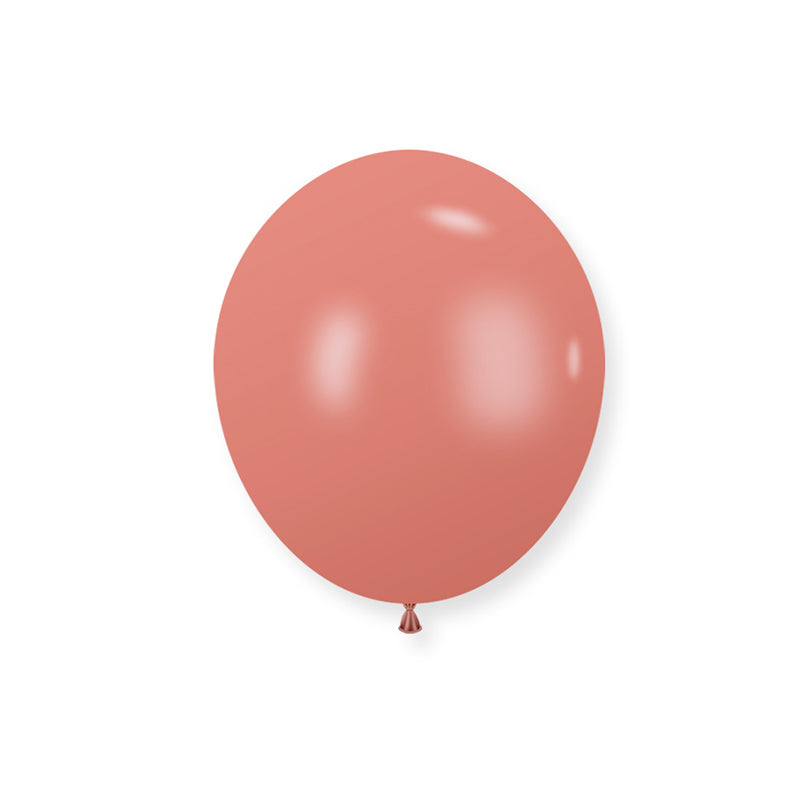 10" Latex Balloons 100 Pcs Retro Rosewood