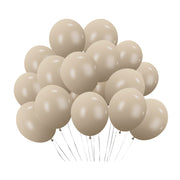 5" Latex Balloons 100 Pcs Retro White Sand