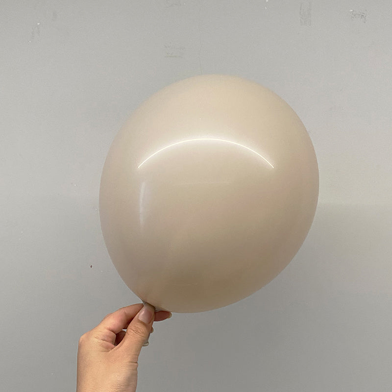 5" Latex Balloons 100 Pcs Retro White Sand