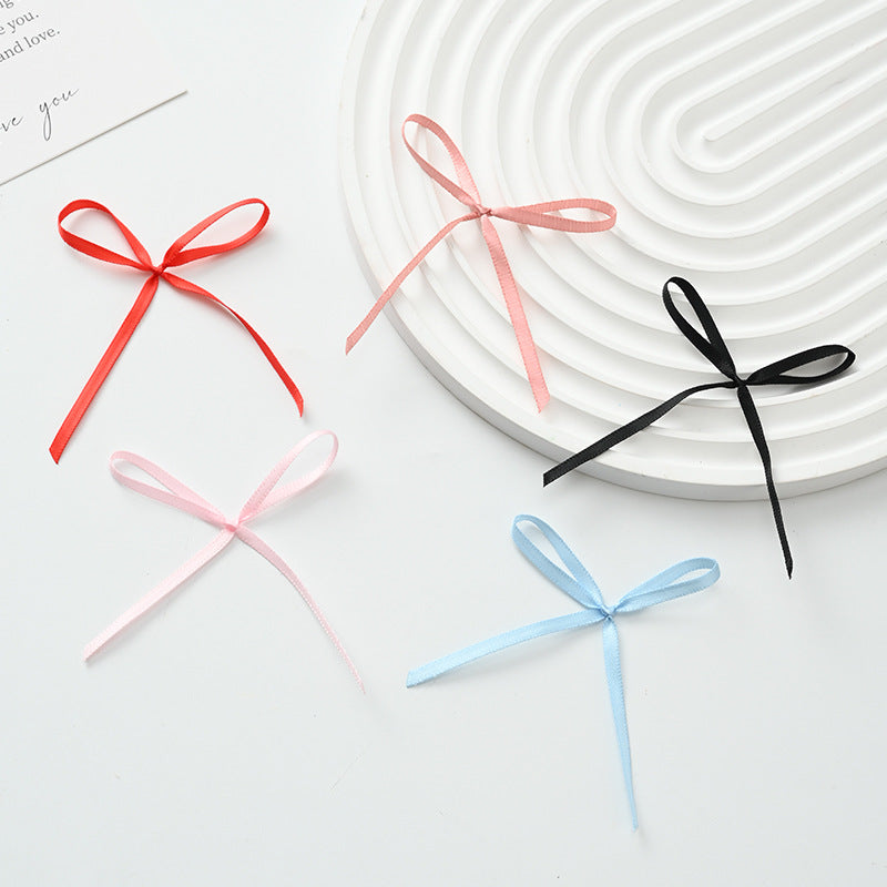 DIY Ribbon Bow Balloons Set 12" Soft Pink