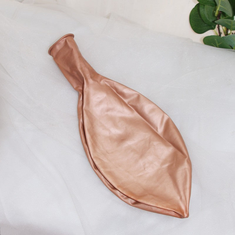 Metallic Rose Gold Latex Balloons For Birthday Party Decorations Available In 5Inch, 10Inch, 12Inch, 18Inch,36Inch