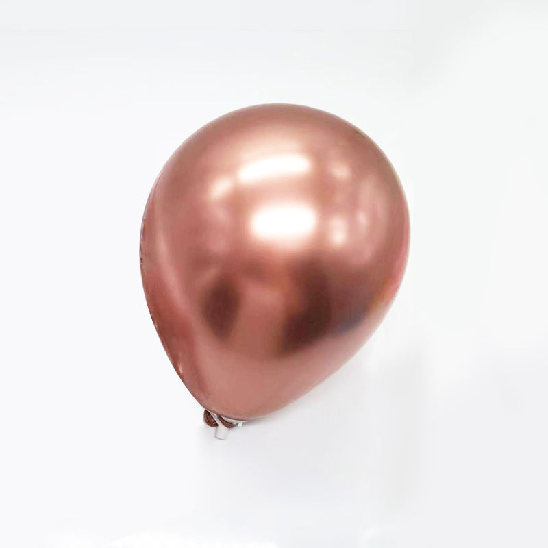 Metallic Rose Gold Latex Balloons For Birthday Party Decorations Available In 5Inch, 10Inch, 12Inch, 18Inch,36Inch