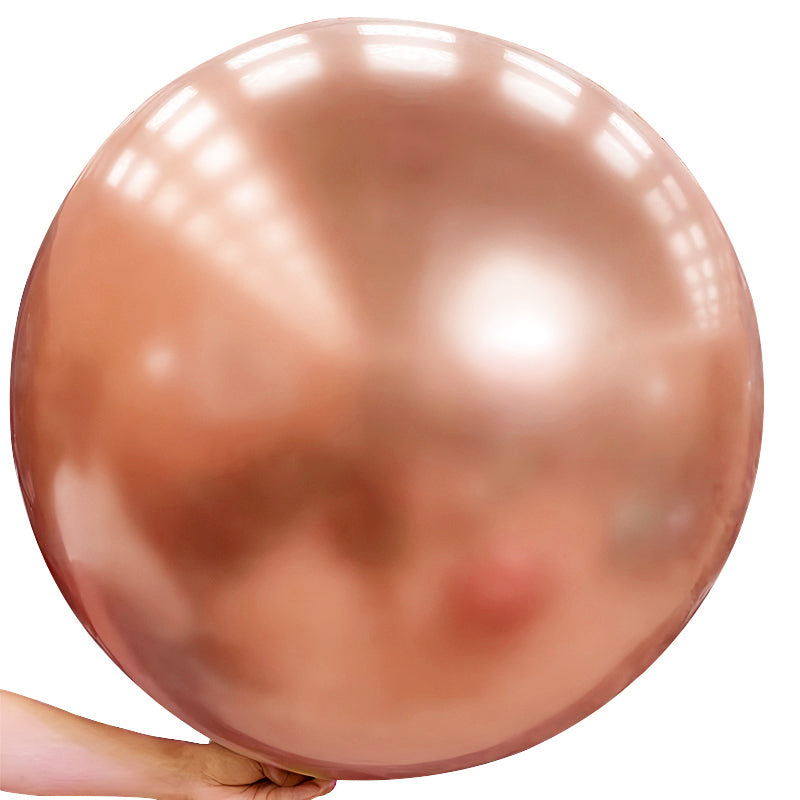Metallic Rose Gold Latex Balloons For Birthday Party Decorations Available In 5Inch, 10Inch, 12Inch, 18Inch,36Inch