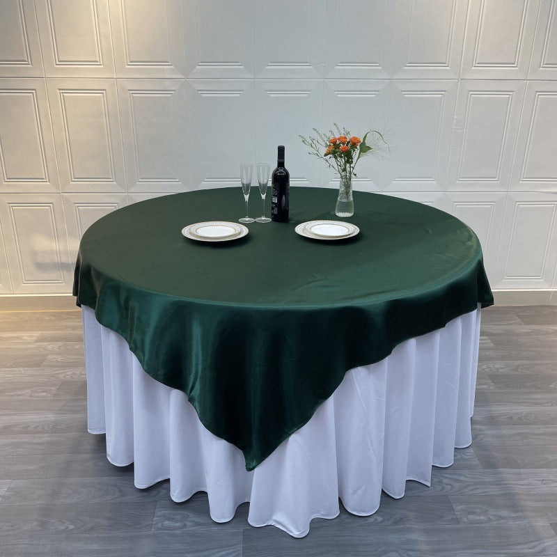 Satin Table Overlay 60"x60" Yellow