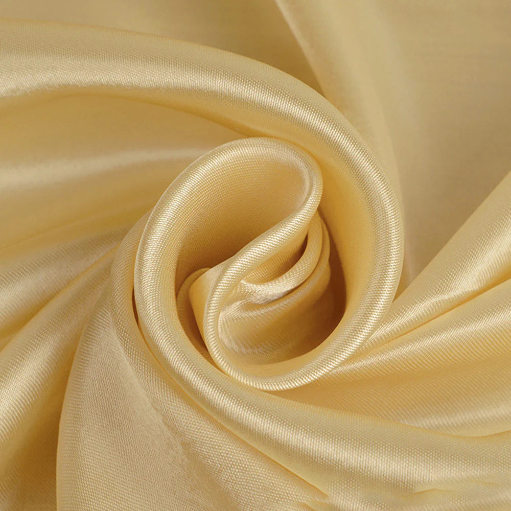 10ft H x 9ft W Satin Drape/Backdrop Khaki