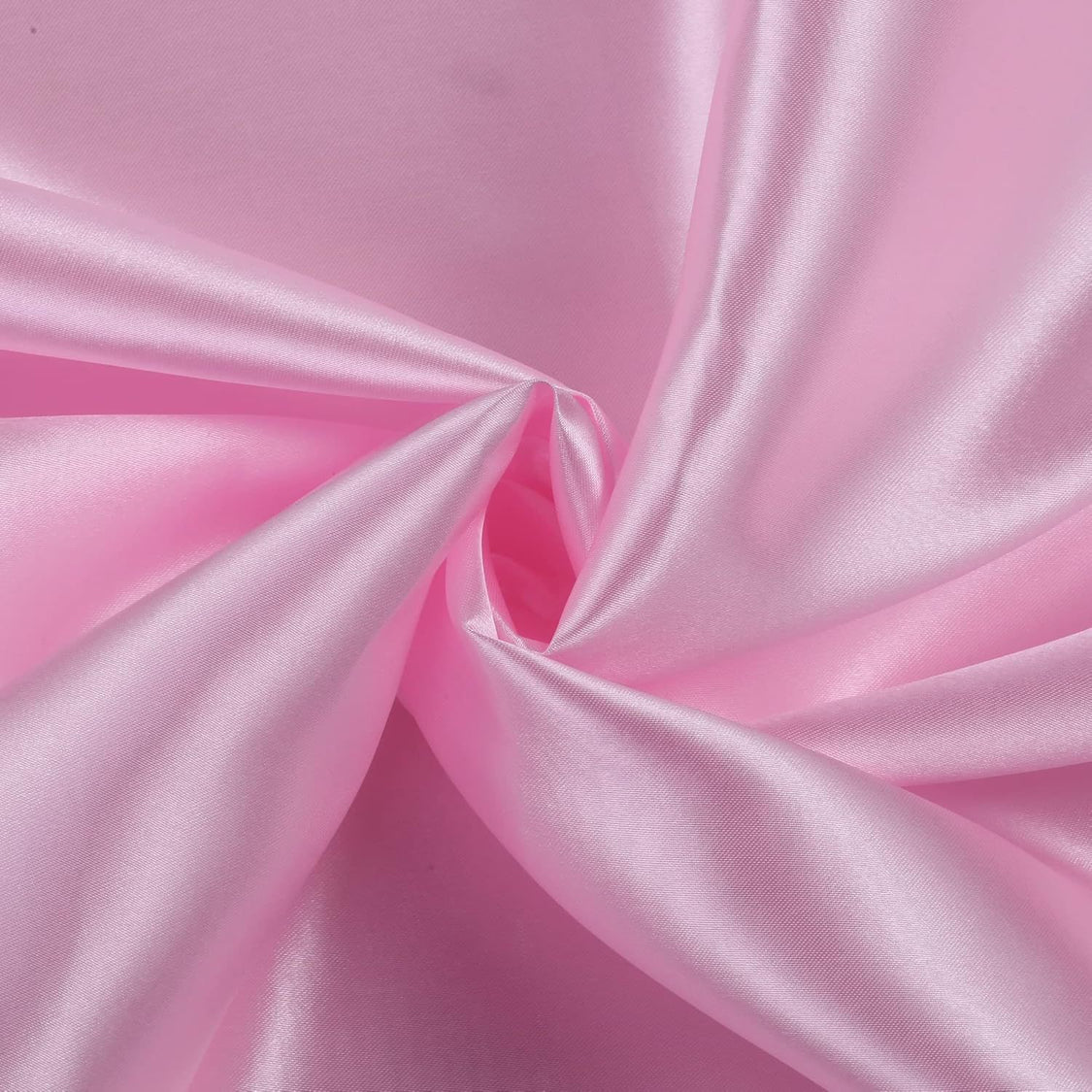 10ft H x 9ft W Satin Drape/Backdrop Light Pink