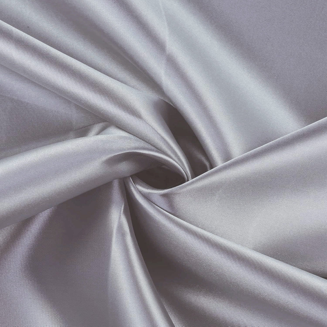 10ft H x 9ft W Satin Drape/Backdrop Silver Gray
