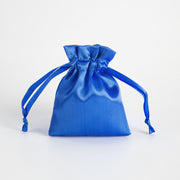 12PCS Satin Gift Bag Drawstring Pouch Wedding Favors Bridal Royal Blue