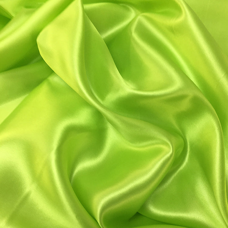 10 yds Satin Fabric Roll Light Green