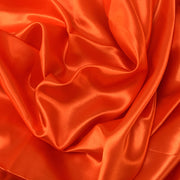 10 yds Satin Fabric Roll Orange