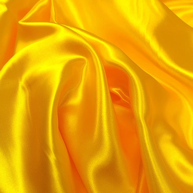 10 yds Satin Fabric Roll Gold