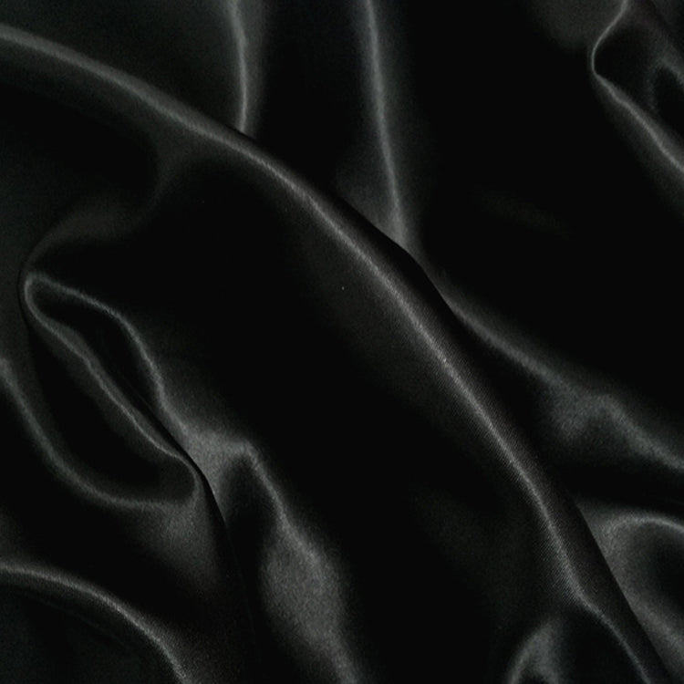 10 yds Satin Fabric Roll Black