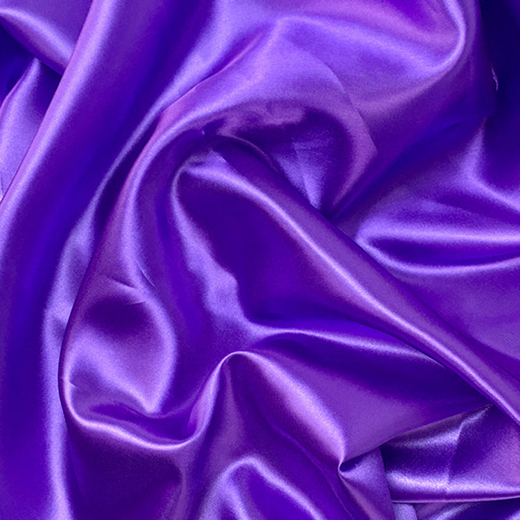 10 yds Satin Fabric Roll Purple