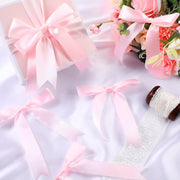 30 Pcs Satin Ribbon Large Bow Purple