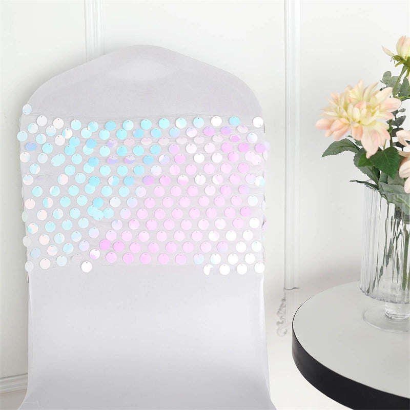 5 Pcs Payette Sequin Chair Bands Colorful