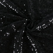 4 yards Glitz Sequins Fabric Bolt Black