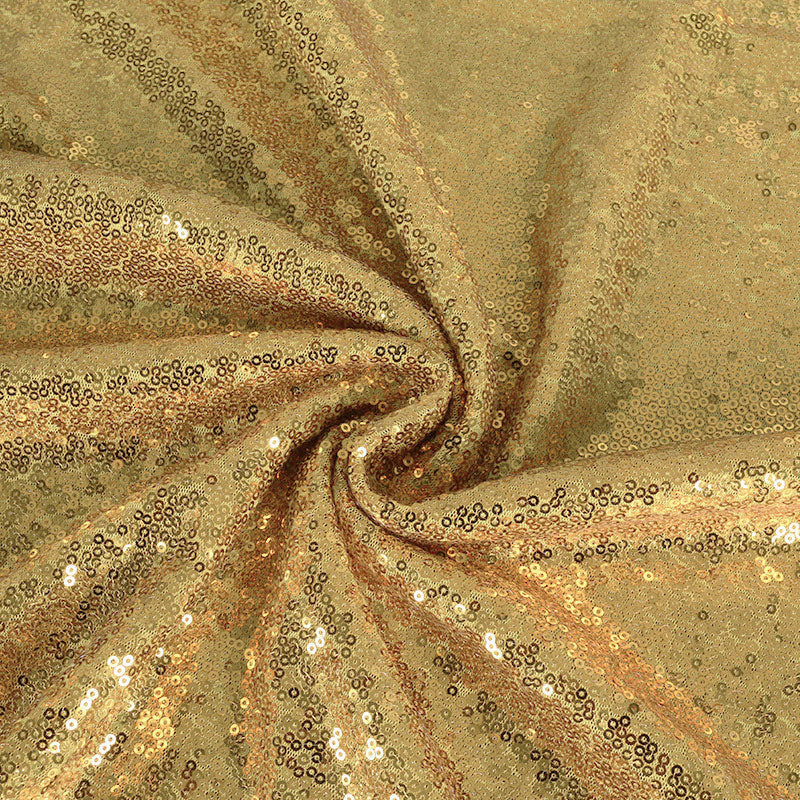 4 yards Glitz Sequins Fabric Bolt Gold