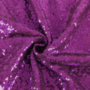 4 yards Glitz Sequins Fabric Bolt Dark Purple