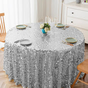 Glitz Sequin 120" Round Tablecloth