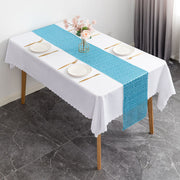 Glitz Sequins 110" x 12" Table Runner Sky Blue