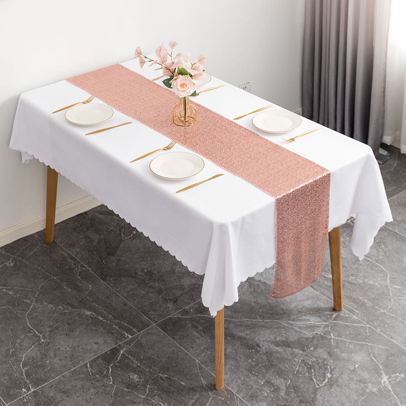 Sequin Table Runner 12" x 110" Gold