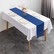 Glitz Sequins 110" x 12" Table Runner Royal Blue