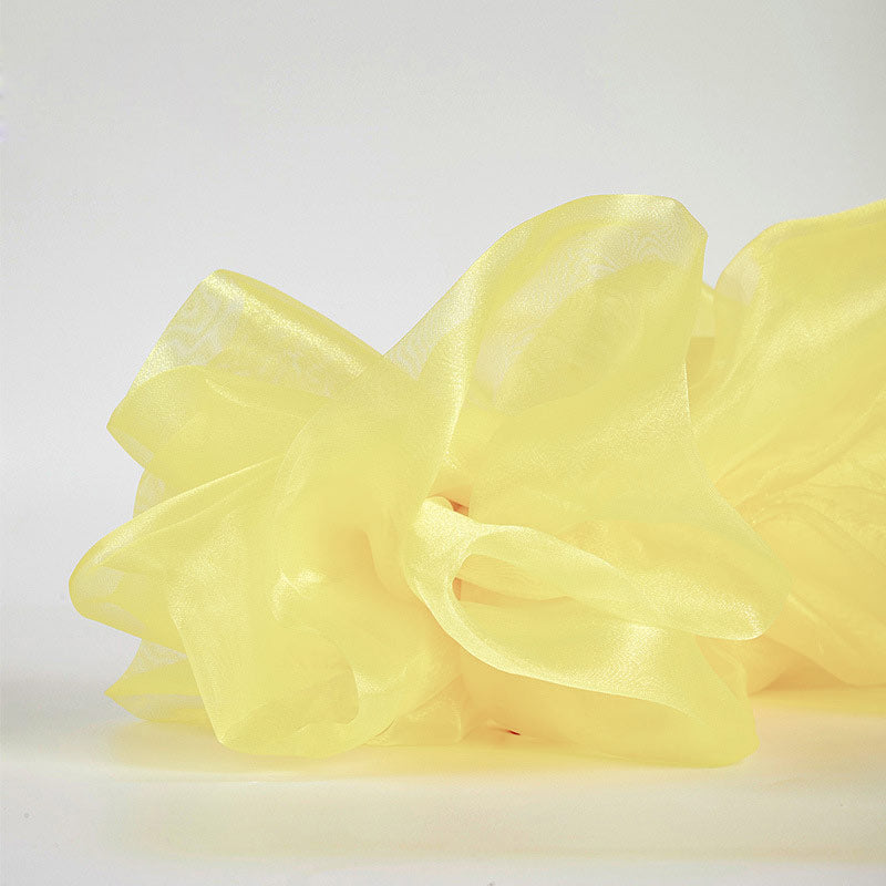 40 yards x 59" Sheer Organza Fabric Roll/Bolt Light Yellow
