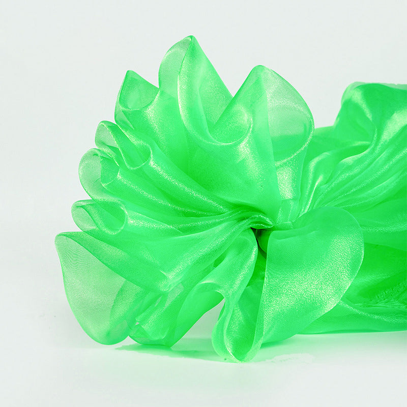 40 yards x 59" Sheer Organza Fabric Roll/Bolt Fluorescent Green