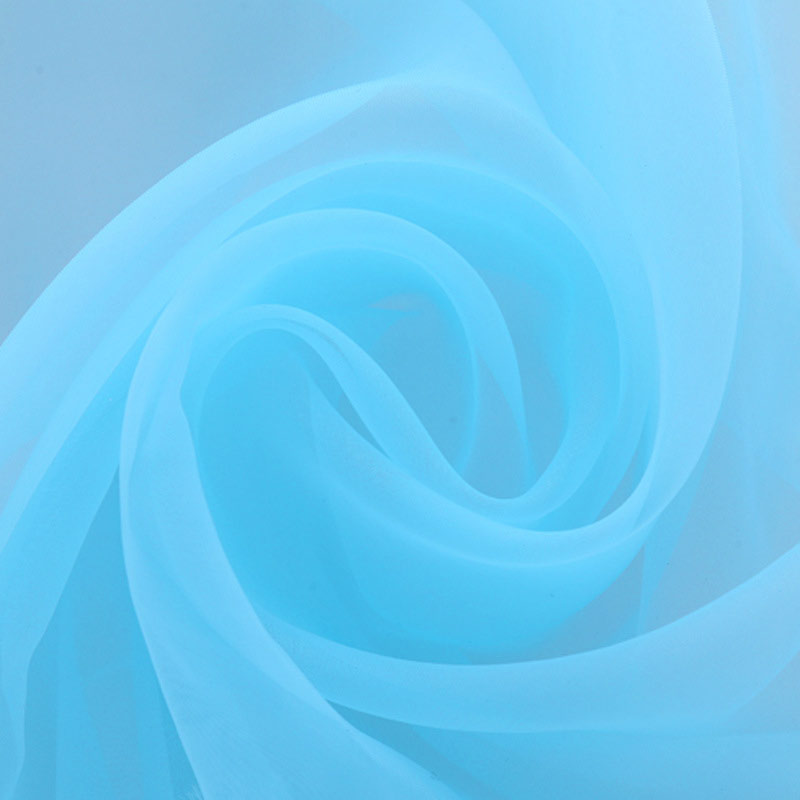 Sheer Organza Wedding Arch Draping Fabric 20ft Light Blue