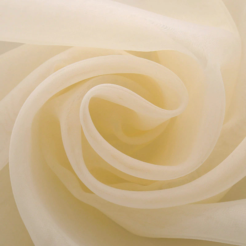 Sheer Organza Wedding Arch Draping Fabric 20ft Light Yellow