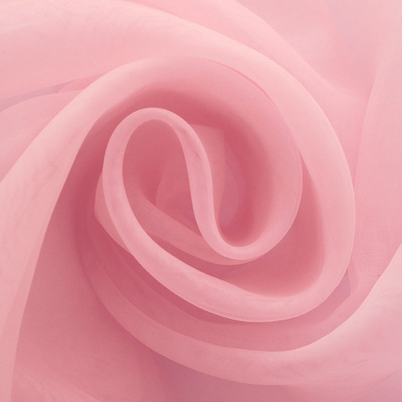 Sheer Organza Wedding Arch Draping Fabric 20ft Light Pink